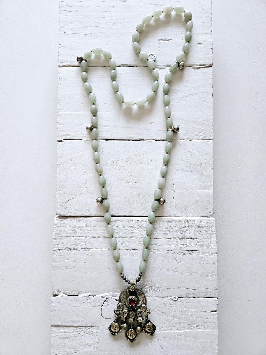 Collar Jade y colgante vintage | 291 | Bohemian Barcelona, freespirit, lifestyle.